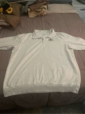 Antigua Light Gray Heather Crew Neck Shirt